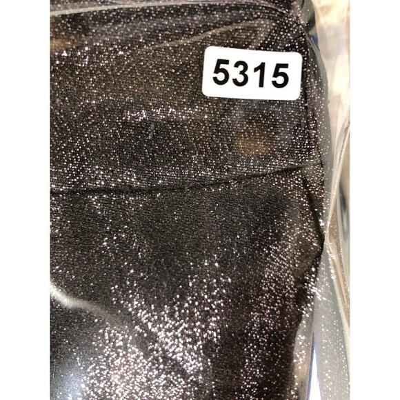 Ramy Brook Saylor Pant Glitter High Rise Skinny Leg Metallic Evening Black 0 - Picture 12 of 12